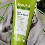 Naturia Гель для душу М'ята-Лайм Natura Pure Body Wash Wild Mint and Lime 100 мл - фото N3