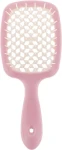 Расческа для волос - Janeke Superbrush, нежно розовый с белым