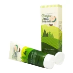 Скраб для тела с экстрактом зеленого чая - Elizavecca Body Care Milky Piggy Greentea Salt Body Scrub, 300 г - фото N4