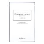 Тканевая сапфировая маска с морским коллагеном - WellDerma Collagen Impact Essential Mask Sapphire, 25 мл, 1шт - фото N3