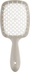 Гребінець для волосся - Janeke Superbrush, кремовий з білим
