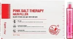 Укрепляющий филлер для волос с розовой солью - FarmStay FarmStay Dermacube Pink Salt Therapy Hair Filler, 13 мл - фото N2