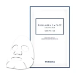 Тканинна сапфірова маска з морським колагеном - WellDerma Collagen Impact Essential Mask Sapphire, 25 мл, 1шт