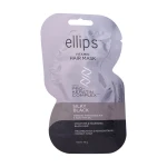 Маска для волосся "Шовкова Ніч" з Про-Кератиновим комплексом - Ellips Vitamin Hair Mask Silky Black, 18 мл - фото N3