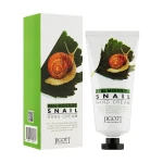 Крем для рук з екстрактом слизу равлика - Jigott Real Moisture Snail Hand Cream, 100 мл - фото N3