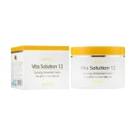 Тонизирующий ампульный крем для лица с витамином С - Jigott Vita Solution 12 Synergy Ampoule Cream, 100 мл - фото N3