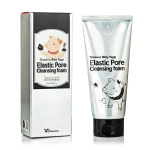 Черная пенка-маска для умывания и очистки пор - Elizavecca Face Care Milky Piggy Elastic Pore Cleansing foam, 120 мл - фото N3