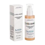 Тональний крем 3в1 з колагеном тон 21 - Enough 3in1 Collagen Whitening Moisture Foundation SPF 15, тон 21, 100 мл - фото N2