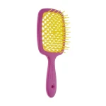 Гребінець для волосся - Janeke Superbrush, рожевий з жовтим - фото N2