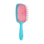 Гребінець для волосся - Janeke Superbrush, бірюзовий з рожевим - фото N2