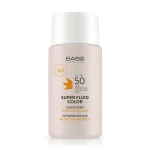 Солнцезащитный супер флюид ВВ с тонирующим эффектом SPF 50 для всех типов кожи - BABE Laboratorios Super Fluid Color SPF50, 50 мл - фото N2