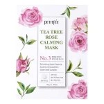 Маска для лица с чайным деревом и розой - PETITFEE & KOELF Tea Tree Rose Calming Mask, 1 шт