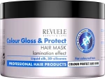 Маска для окрашеных волос с эффектом ларования - Revuele Color Gloss & Protect Hair Mask, 500 мл - фото N2