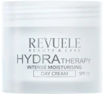 Інтенсивно зволожуючий денний крем для обличчя 15 - Revuele Hydra Therapy Intense Moisturising Day Cream SPF, 50 мл - фото N2