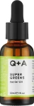Живильна олія для обличчя - Q+A Super Greens Facial Oil, 30 мл - фото N2