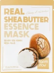 Тканинна маска з екстрактом олії ши - FarmStay Real Shea Butter Essence Mask, 23 мл, 1 шт