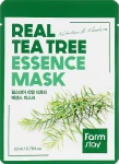 Тканевая маска для лица с экстрактом чайного дерева - FarmStay Real Tea Tree Essence Mask, 23 мл, 1 шт