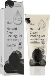 Пилинг для лица с экстрактом древесного угля - Ekel Charcoal Natural Clean Peeling Gel, 180 мл - фото N2