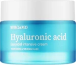 Крем для обличчя з гіалуроновою кислотою - Hyaluronic Acid Essential Intensive C - Bergamo Hyaluronic Acid Essential Intensive Cream, 50 г