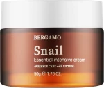 Крем для обличчя з муцином равлика - Bergamo Bergamo Snail Essential Intensive Cream, 50 г