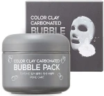 Глиняна бульбашкова маска для обличчя - G9Skin Color Clay Carbonated Bubble Pack, 100 мл - фото N3