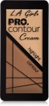 Хайлайтер та скульптуринг для обличчя - L.A. Girl Pro. Contour Cream Highlight And Contour Duo, Тон GCC640 - фото N2