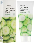 Очищающая пенка "Огурец" - Lebelage Cucumber Cleansing Foam, 100 мл - фото N2