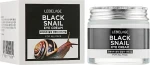 Равликовий відновлювальний крем для шкіри навколо очей - Lebelage Black Snail Eye Cream, 70 мл - фото N2