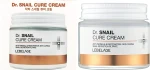 Восстанавливающий крем для лица с муцином улитки - Lebelage Dr. Snail Cure Cream, 70 мл - фото N2