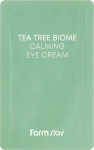Крем для глаз с чайным деревом - FarmStay Tea Tree Biome Calming Eye Cream, пробник, 1 мл
