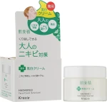 Крем для лица против акне с Коллагеном и Экстрактами трав - Kracie Hadabisei Acne Care Facial Cream, 50 г - фото N2