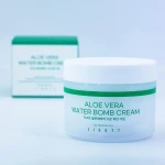 Заспокійливий крем з екстрактом алое - Aloe Water Blue Cream - Jigott Aloe Vera Water Bomb Cream, 150 мл - фото N4