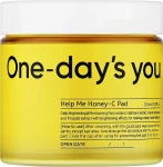 Тонер-диски для лица с прополисом и витамином С - One-Day's You Help Me! Honey-C Pad, 60 шт