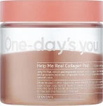 Тонер-диски для лица с коллагеном - One-Day's You Help Me Real Collagen Pad, 70 шт