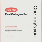 Тонер-диски для лица с коллагеном - One-Day's You Help Me Real Collagen Pad, 20 шт