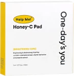 Тонер-диски для лица с прополисом и витамином С - One-Day's You One-Days You Help Me! Honey-C Pad, 20 шт - фото N2