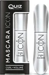 Туш для вій ICON "Підкручування та об'єм" - Quiz ICON Mascara Curl & Volume, 9 г