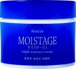 Увлажняющий ночной крем для лица тройного действия - Kracie Moistage Tripple Essence Cream, 100 г