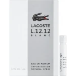 Туалетная вода мужская - Lacoste Eau de Lacoste L.12.12 Blanc, пробник, 1.2 мл