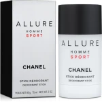 Дезодорант-стик - Chanel Allure Homme Sport, 75 мл