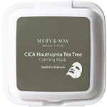 Тканинні маски із заспокійливою дією - Mary & May CICA Houttuynia Tea Tree Calming Mask, 30 шт - фото N4