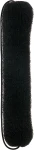 Валик для зачіски, з гумкою - Lussoni Hair Bun Roll Black, 230 мм, черный