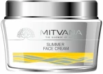 Зволожуючий та охолоджуючий літній крем для обличчя з німом та огірком - Mitvana Summer Face Cream With Neem & Cucumber, 50 мл - фото N2