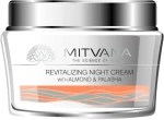 Нічний відновлюючий крем для обличчя з мигдалем - Mitvana Revitalizing Night Cream with Almond & Palasha, 50 мл - фото N2