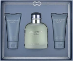 Набір - Dolce & Gabbana Light Blue Pour Homme, туалетна вода + гель для душу + бальзам після гоління - фото N3