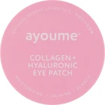 Патчи под глаза с коллагеном и гиалуроновой кислотой - Ayoume Collagen + Hyaluronic Eye Patch, 60 шт