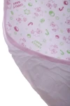 MiniPapi Пеленка-клеенка для девочки с Мишуткой 60*80 см розовая, 0м+ - фото N3