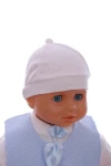 PonPon Baby Набор в коробке 6 в 1 с галстуком голубой, 62 - фото N4