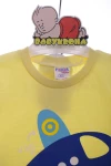 Baby Kids Шорты с футболкой трикотажные Ferix Самолетик желтые, 86 - фото N2