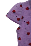 Ferix baby Платье трикотажное Ferix в Клубничку фиолетовое, 110 - фото N3